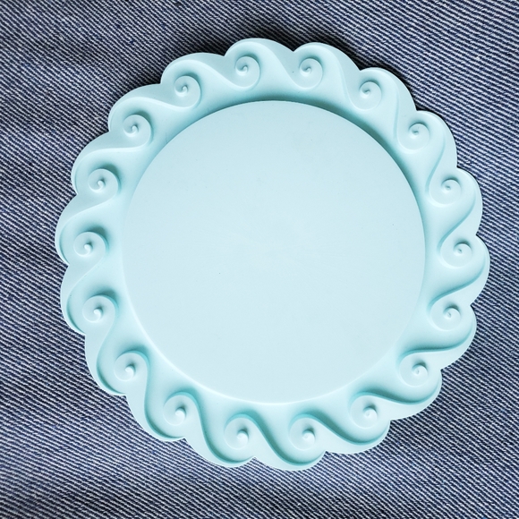Koziol "Amadeus" Cake Stand / Serving Tray - RARE colour - Aqua - VGUC - Picture 7 of 7